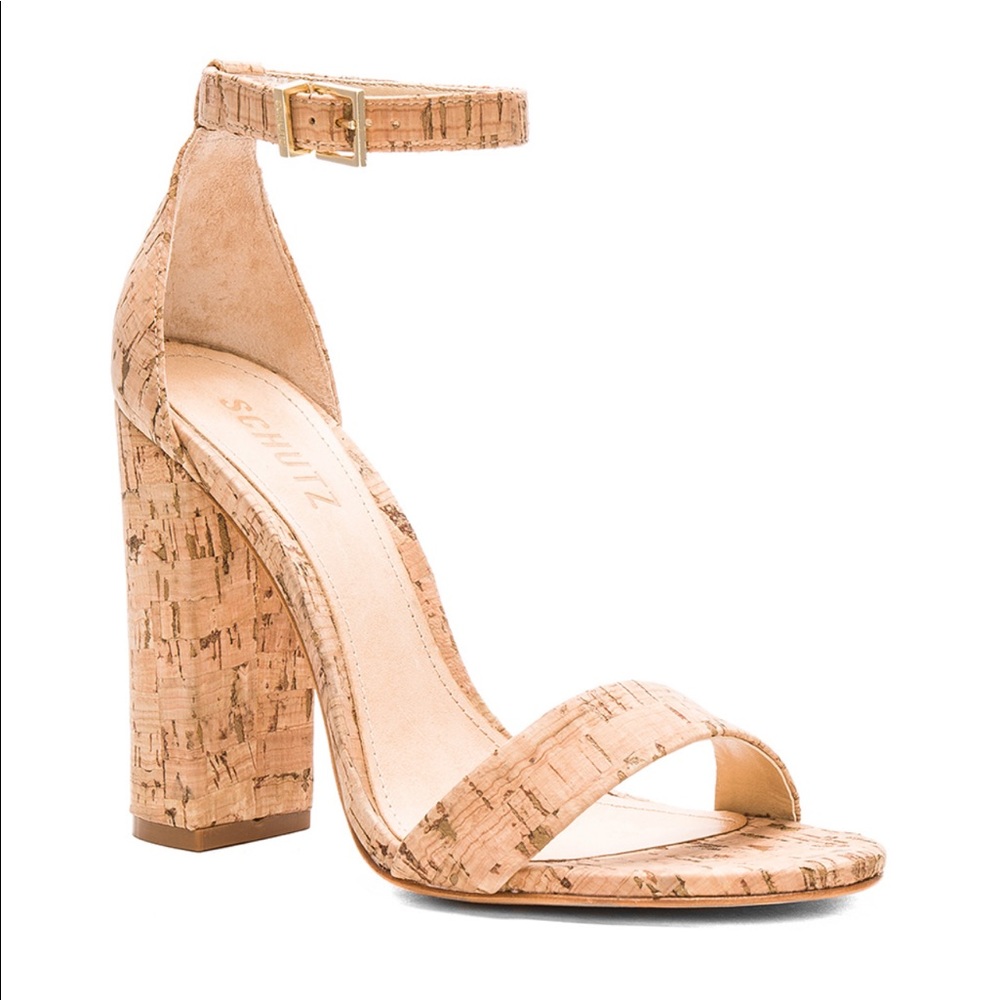 NEW Schutz Enida Heel in Natural